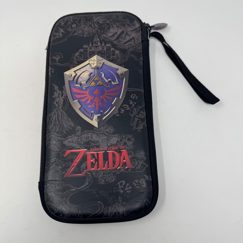 Nintendo Zelda Switch Case Unisex OS Black Hylian Shield Map RDS Industries 2019